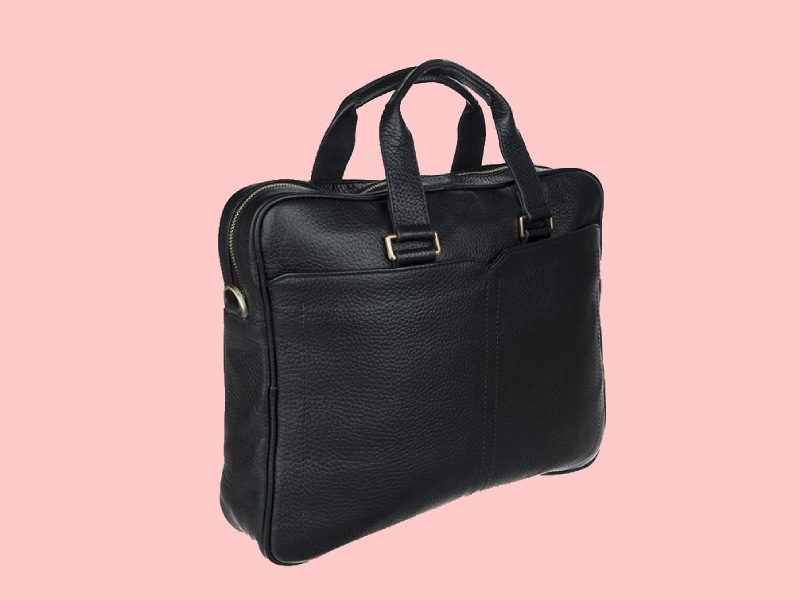 کیف اداری چرم شیفر؛ دست دوز اسپرت 2 رنگ مشکی قهوه ای (30*40 32*41) سانتی متر 