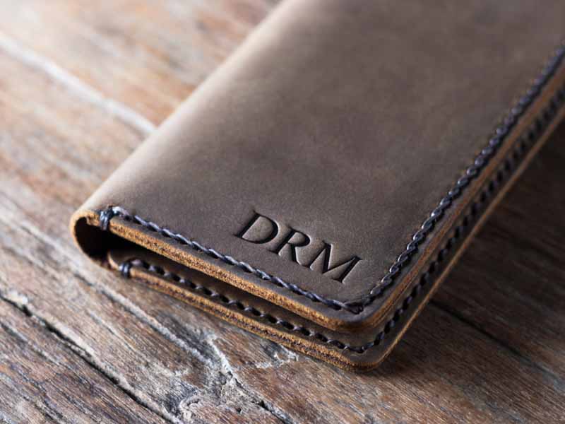 کیف پول چرم پوست ماری؛ ظاهر براق 2 نوع اداری کمری