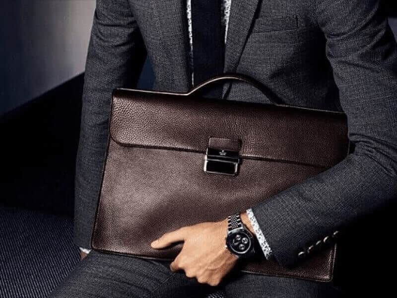 کیف چرم جای مدارک مردانه؛ ضد آب دارای جا کارتی Bag