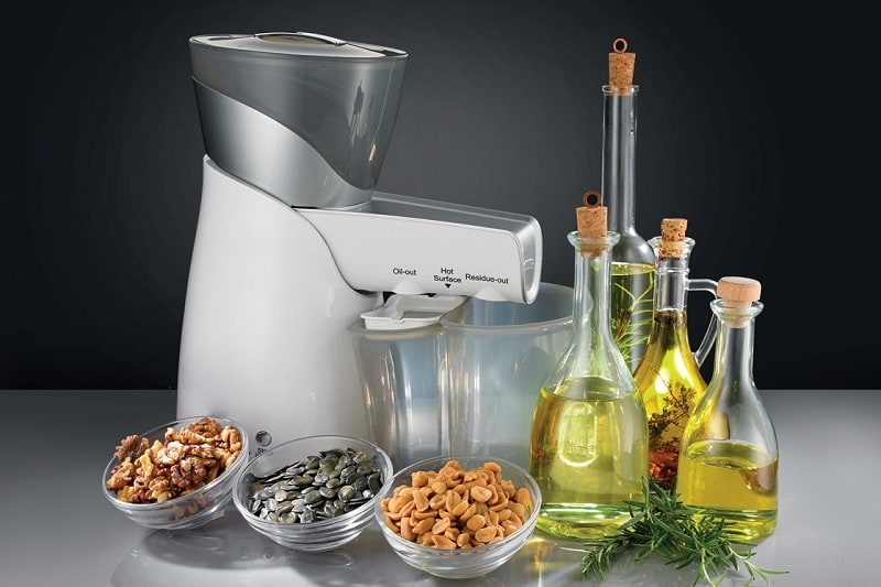 دستگاه روغن گیر خانگی؛ استیل پلاستیک سرعت بالا (بادام کنجد سیاه دانه)