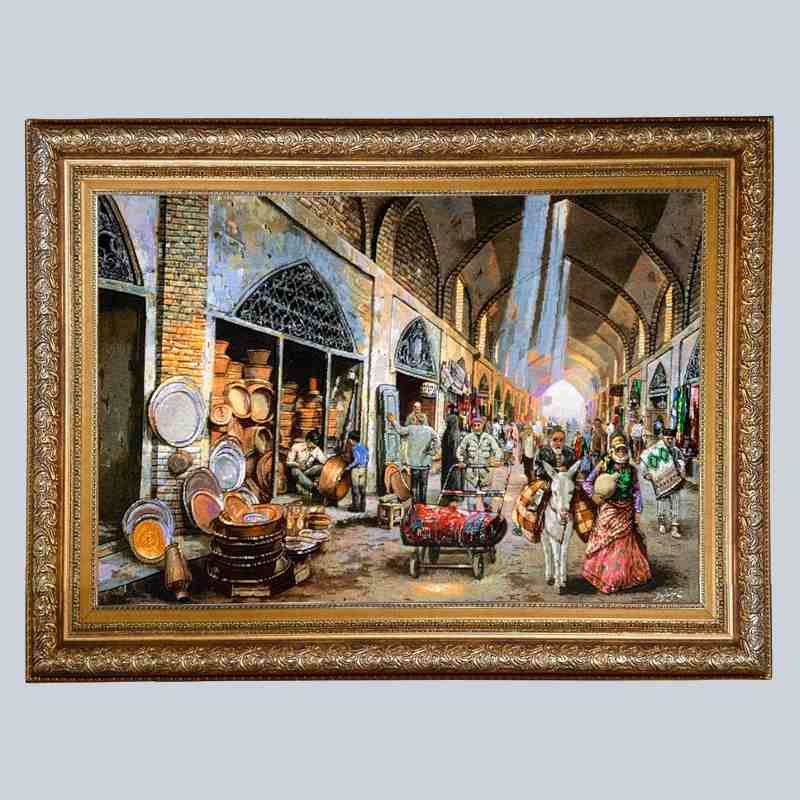 بهترین قیمت خرید تابلو فرش طرح اصفهان