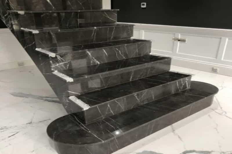 قیمت سنگ پله مشکی + پخش تولیدی عمده کارخانه