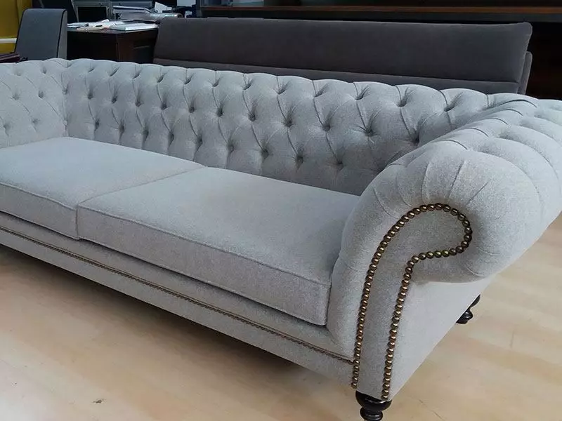 خرید مبل چستر ترک طوسی + بهترین قیمت