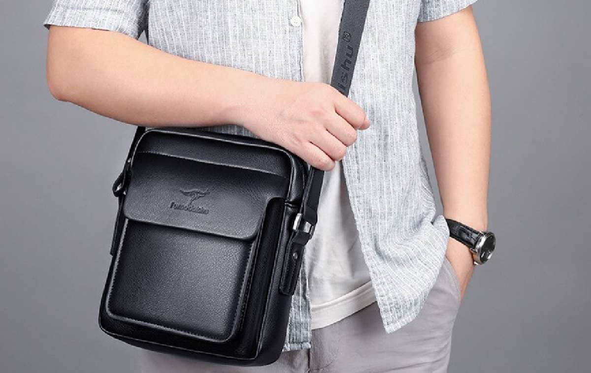 خرید کیف رودوشی مردانه نوین چرم + بهترین قیمت