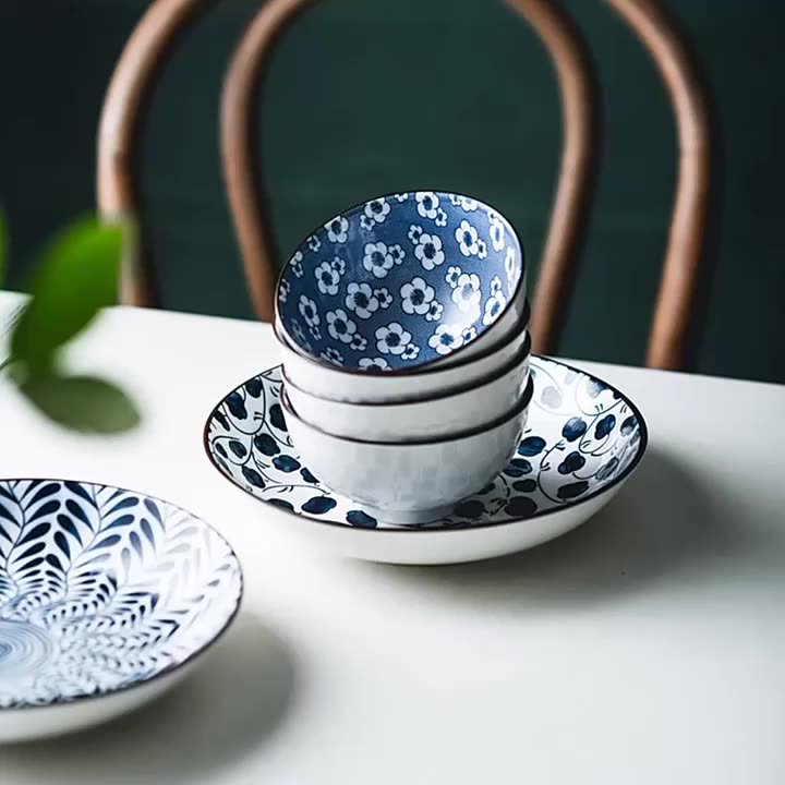 خرید ظروف چینی قلم آبی + بهترین قیمت