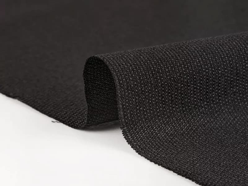 خرید و قیمت پارچه شانتون کنفی مشکی