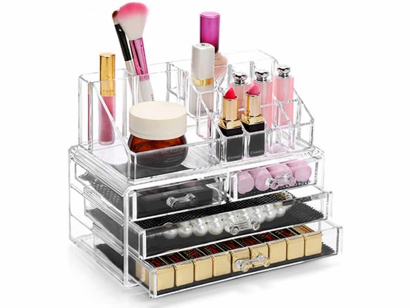 جعبه لوازم آرایش پلاستیکی | خرید با قیمت ارزان