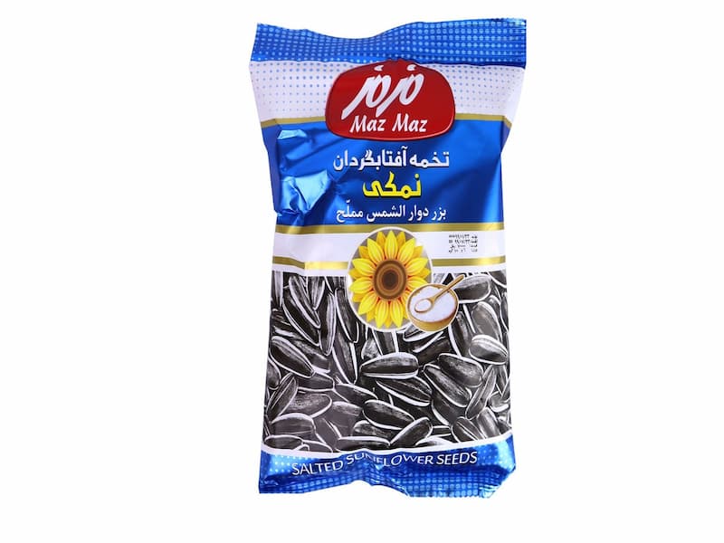 تخمه آفتابگردان نمکی مزمز | خرید با قیمت ارزان