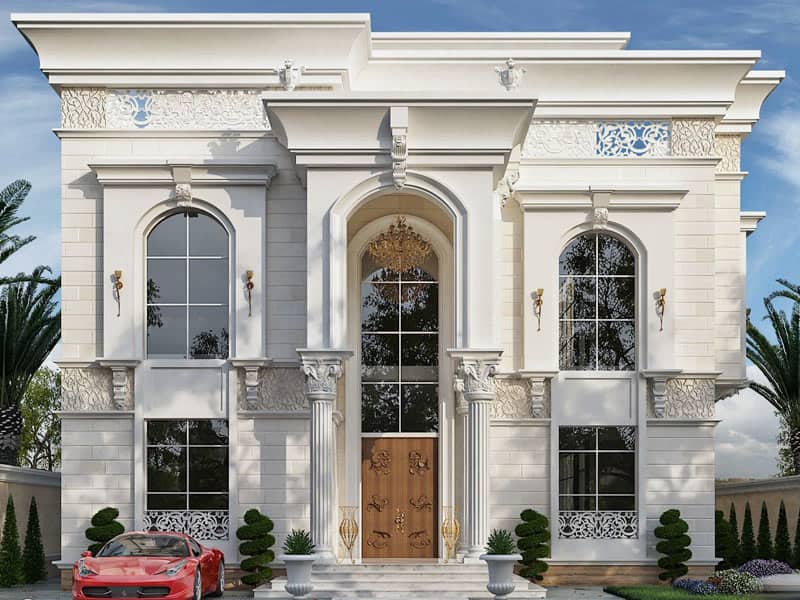 سنگ نما رومی ستون | خرید با قیمت ارزان