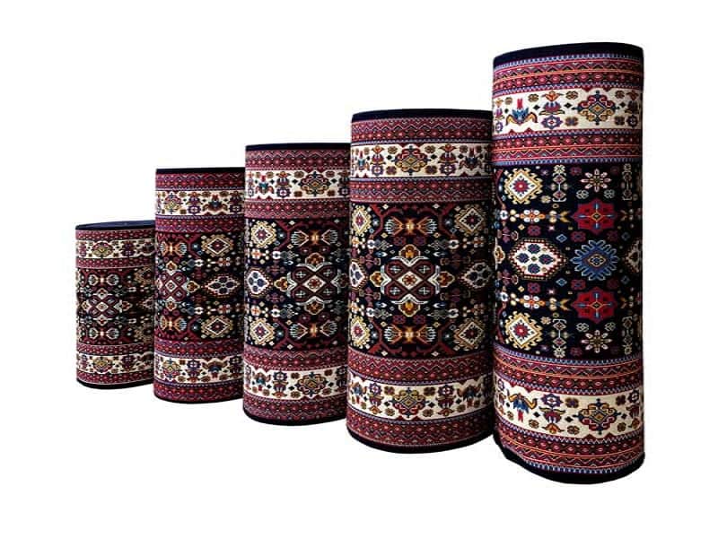 خرید و قیمت گلیم فرش فانتزی سرمه ای