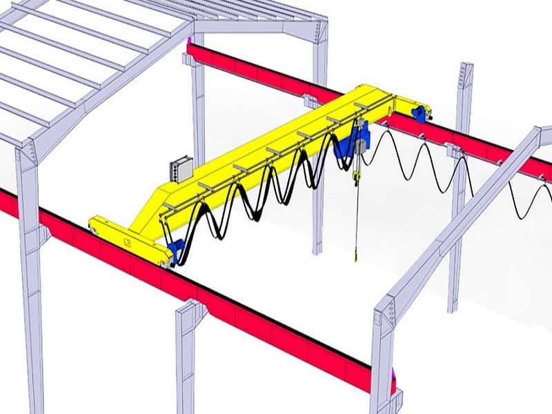 خرید و قیمت طراحی جرثقیل سقفی تک پل