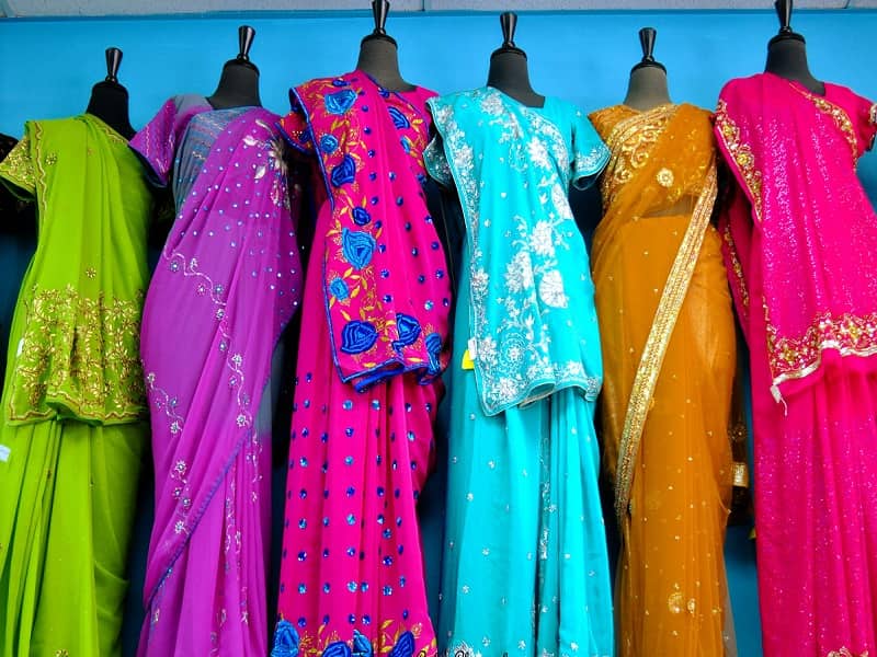 قیمت و خرید لباس هندی ساری در ایران + فروش ارزان