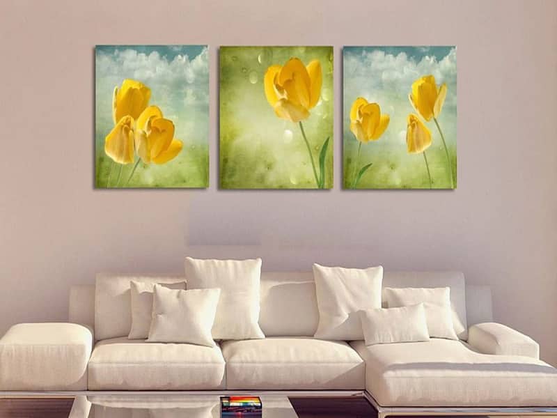 خرید تابلو چند تکه گل با قیمت استثنایی