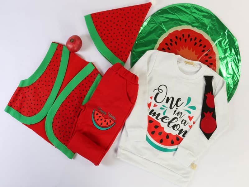 خرید لباس کودک پسرانه شب یلدا با قیمت استثنایی