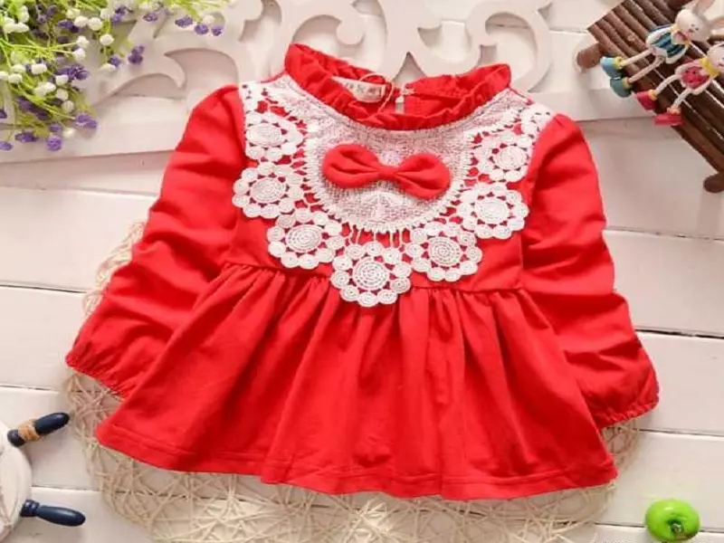 لباس دخترانه زیر یک سال | خرید با قیمت ارزان