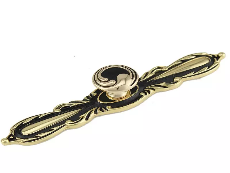 خرید دستگیره کابینت مشکی طلایی + بهترین قیمت