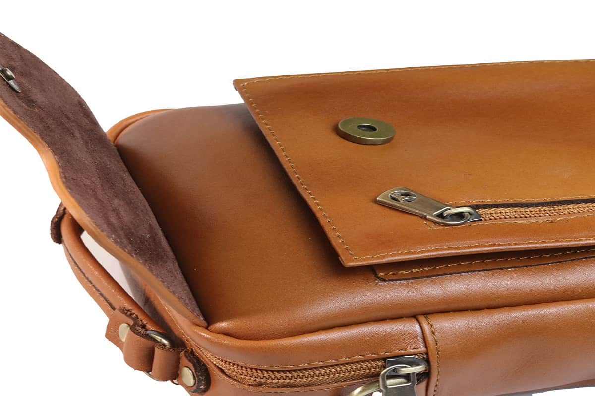 کیف دوشی چرم جادار | خرید با قیمت ارزان