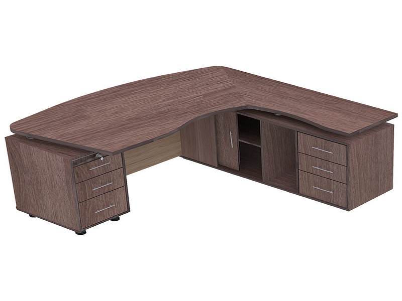 بهترین قیمت خرید میز مدیریت ال چوبی