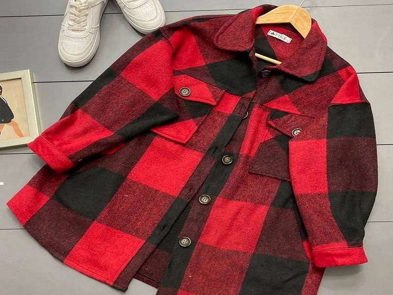 خرید لباس چهارخونه دخترانه + قیمت عالی