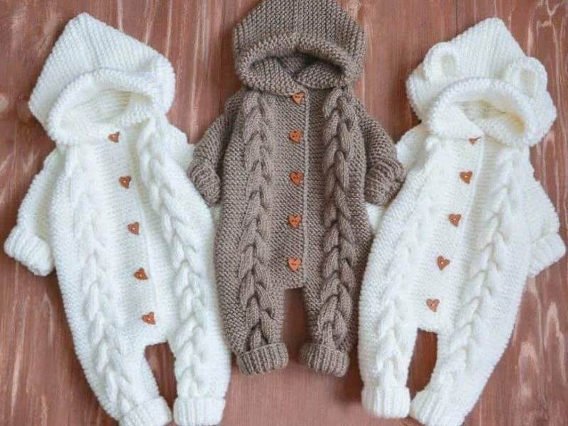 خرید لباس بافتنی نوزاد دختر با قیمت استثنایی