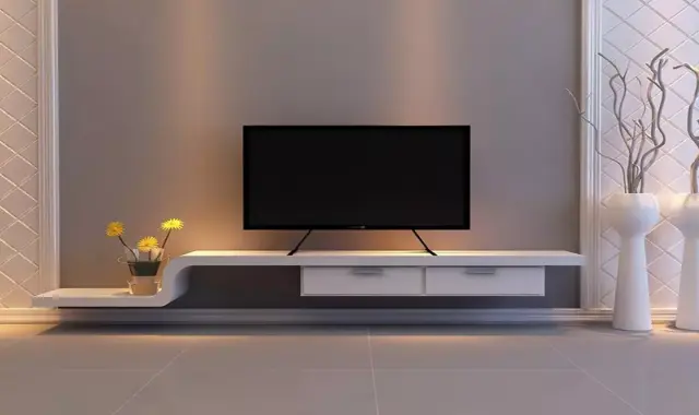 خرید میز تلویزیون ام دی اف دیواری جدید با قیمت استثنایی