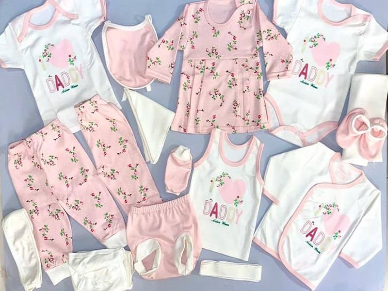 خرید سیسمونی لباس نوزاد دختر با قیمت استثنایی