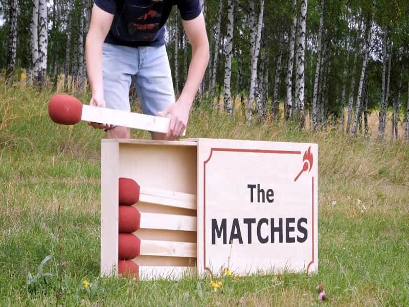 مدل های عجیب از کبریت غول پیکر + عکس