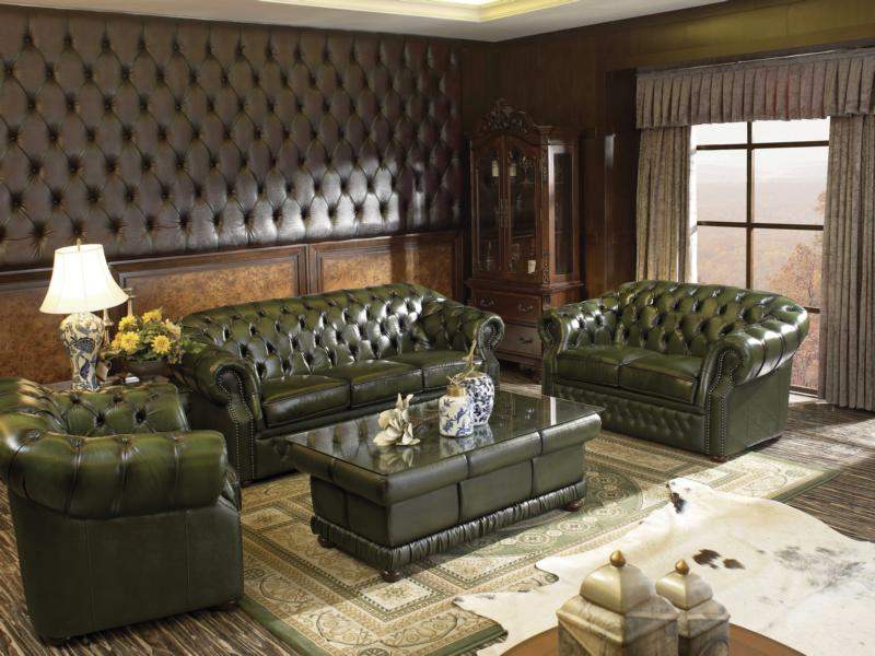 خرید مبل چستر سبز رنگ + قیمت عالی