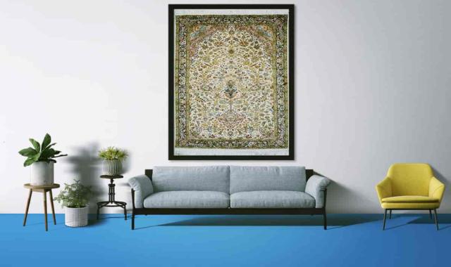 قیمت خرید تابلو فرش برجسته چهره + عکس