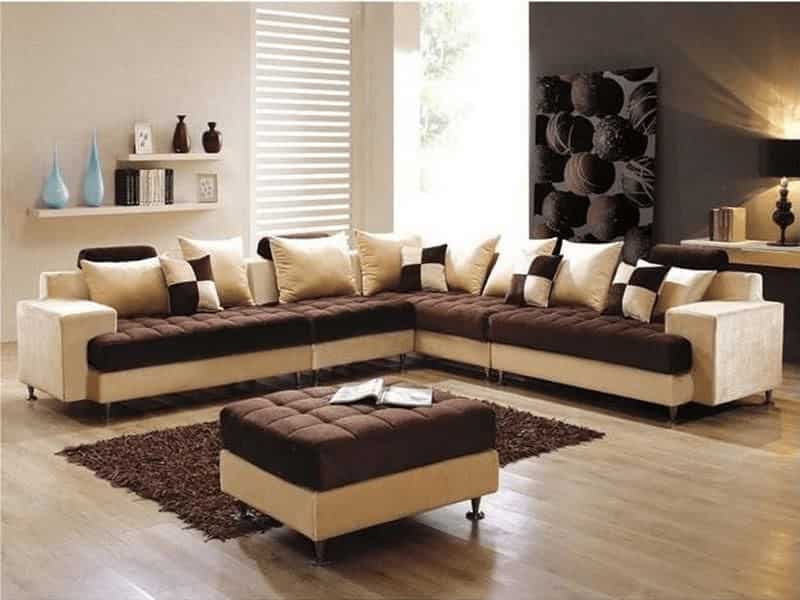 خرید مبل چستر کرم شکلاتی + بهترین قیمت