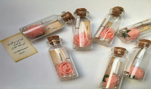 بهترین بطری گیفت عروسی + قیمت خرید عالی