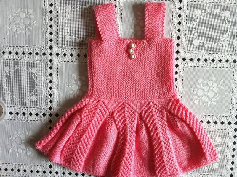 خرید و قیمت انواع سارافون بافتنی بچه گانه