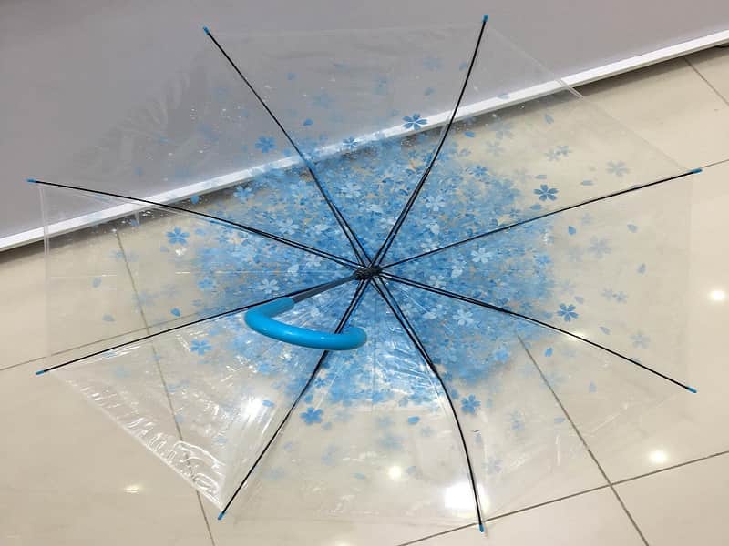 قیمت ارزان چتر شفاف با ریسه ال ای دی