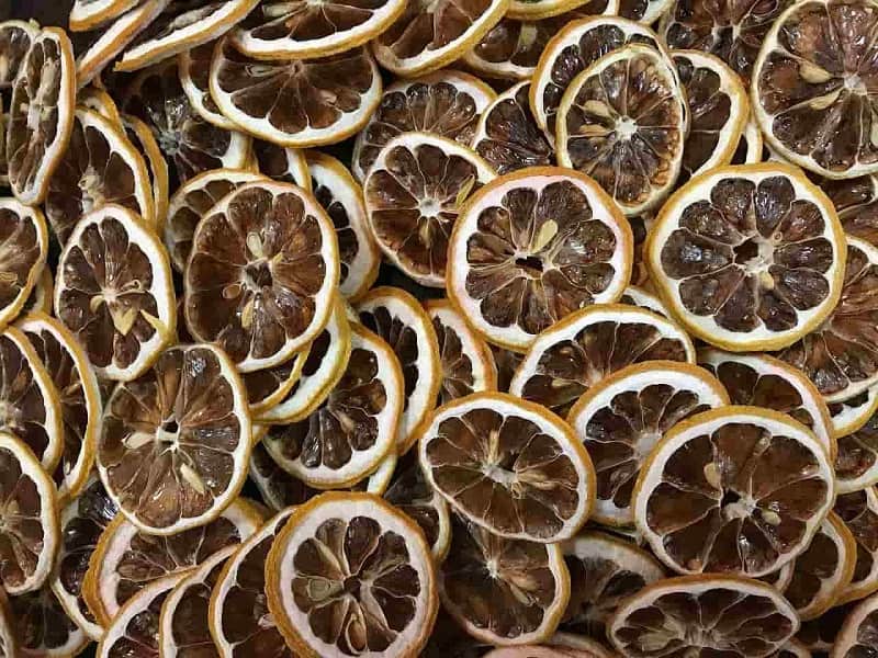 کاربرد و طرز تهیه لیمو خشک حلقه ای