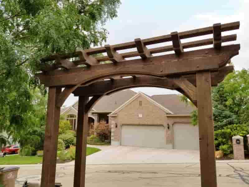 مدل و طرح های سایبان ورودی باغ + قیمت و خرید