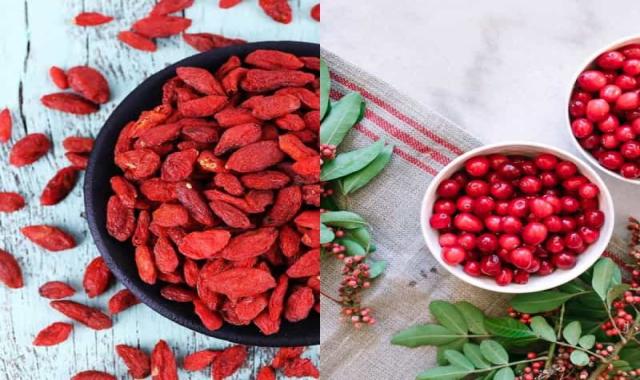 میوه گوجی بری خشک شده