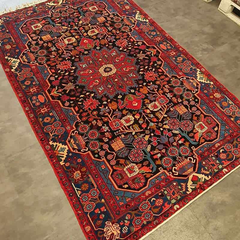 خرید و قیمت فرش ماشینی کاشان قرمز