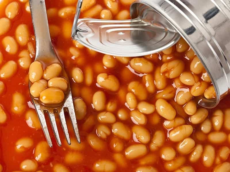 یک کنسرو لوبیا چقدر کالری دارد؟ + ارزش غذایی