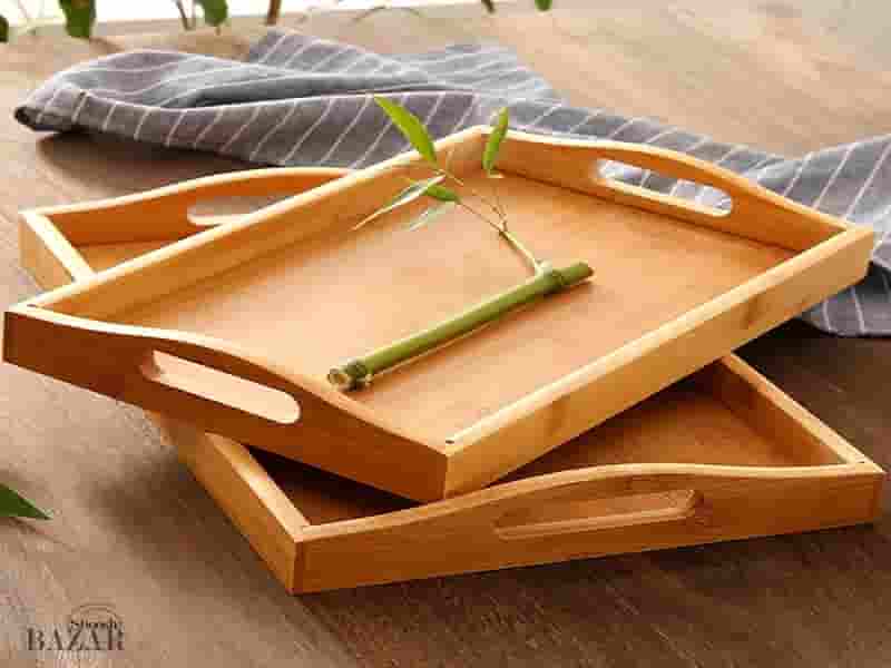 سینی چوبی دو طبقه متفاوت و جدید