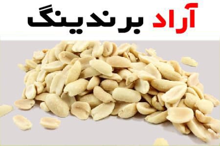 بادام زمینی ارگانیک؛ پلاستیکی طعم دار درشت peanut