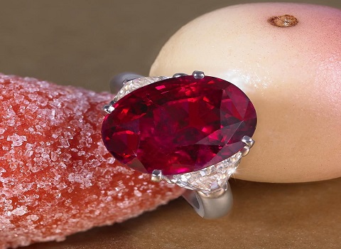 قیمت و خرید سنگ یاقوت جگری با مشخصات کامل