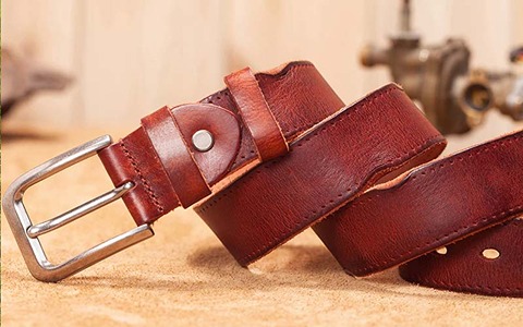 کمربند چرم زرشکی همراه با توضیحات کامل و آشنایی