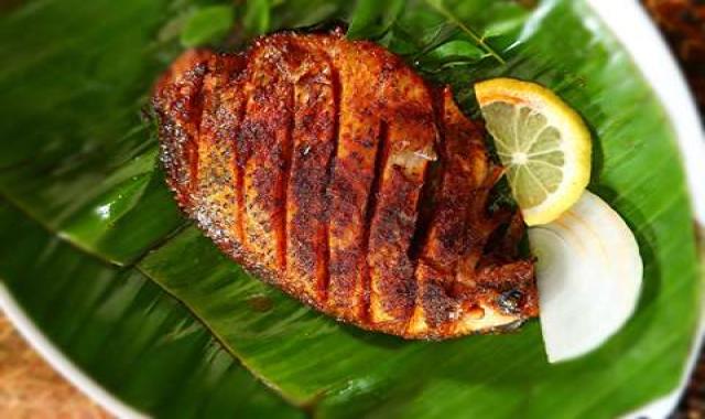 ماهی قباد سفید خوش طعم همراه با سالاد در اهواز کد 260