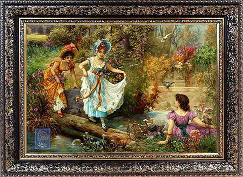 مشخصات تابلو فرش روستایی و نحوه خرید عمده