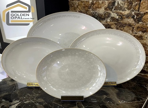 سرویس آرکوپال جدید عروس قیمت مناسب 26 پارچه گلدن اپال کد 46