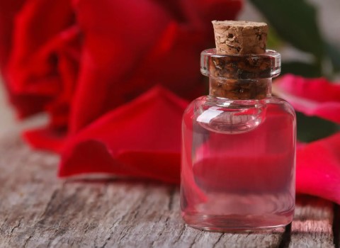 گلاب برای درد قاعدگی مایع شیشه ای قمصر کد 16