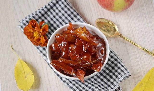 مربای سیب زرد با پوست خانگی طعمی جدید و سالم کد 11