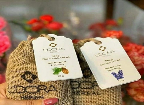 صابون اسطوخودوس لدورا مناسب پوست چرب گیاهی کد 78