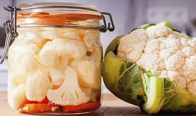 ترشی گل کلم خالی فوری رستورانی در تهران کد 21