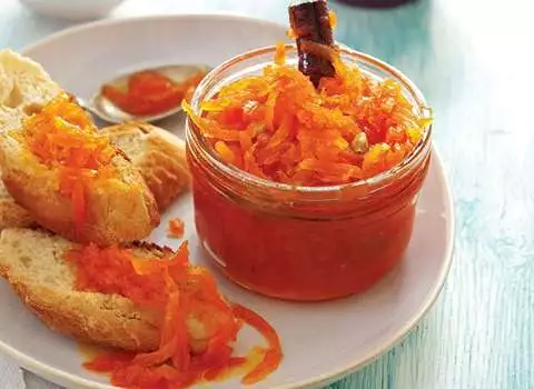 مربای هویج ژله ای با کیفیت برای صبحانه در تهران کد 16